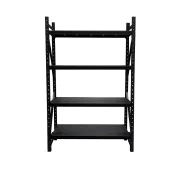 Raft profesional pentru depozitare-L1200 x l400 x H2000 mm -100KG/NIVEL-BLACK