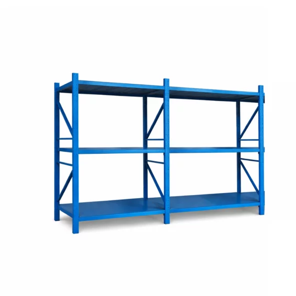 Bővítmény – Professzionális tárolópolc M2500xSZ600xH2000, 600 kg – KÉK