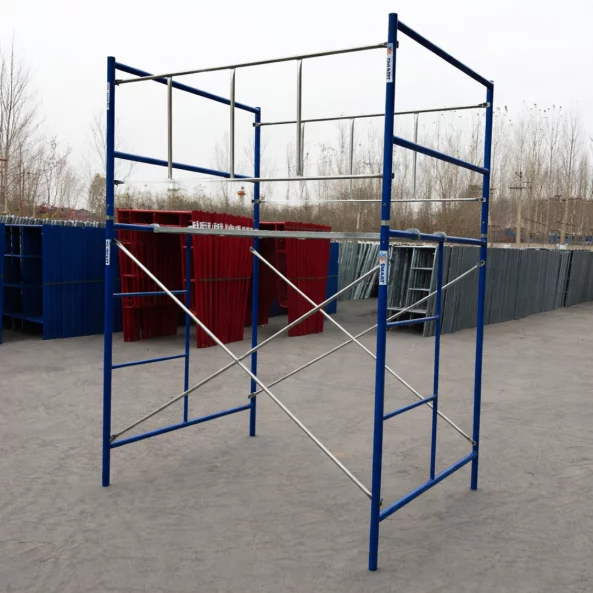 Modul superior pentru schelă – cadru tip H dublu,W1219*H1000*L1800mm-albastru