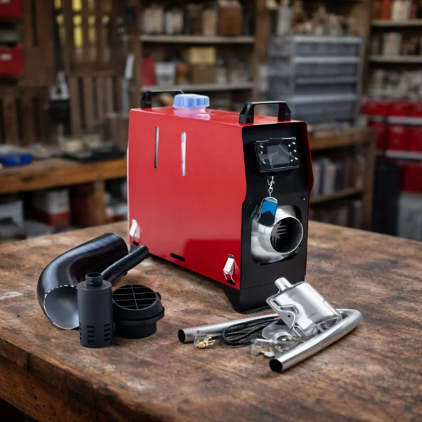 Calentador premium Smart Heater, portatil, diseno compacto 8 kW 12V, Bluetooth, bujia japonesa Kyocera