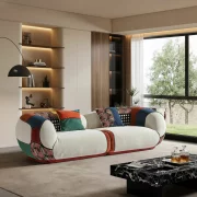 Canapea-3 locuri din spuma poliuretanica W3350, material compresie 400 g/mp