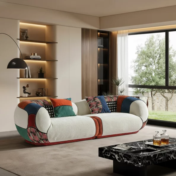 Canapea-3 locuri din spuma poliuretanica W3350, material compresie 400 g/mp