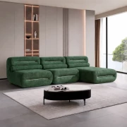 Canapea-4 locuri, spuma poliuretanica W3350, material textil 400 g/m², verde