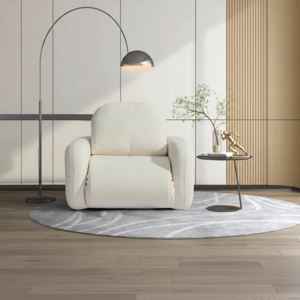 Canapea din spuma poliuretanica W3350, pliabila, Bej