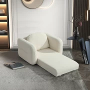 Canapea din spuma poliuretanica W3350, pliabila, Bej