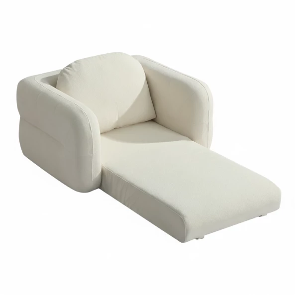 Canapea din spuma poliuretanica W3350, pliabila, Bej