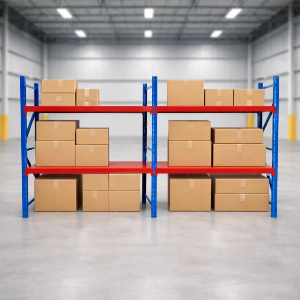 Extensie-Raft profesional pentru depozitare-2 nivele,500KG/nivel- L2000xl600xH2000,1000 kg