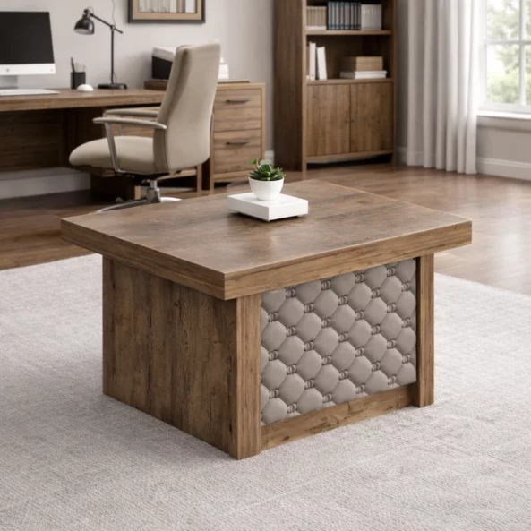 Masa de ceai din placa melaminata E1 50 mm, W800×D600×H450 mm