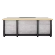 Мениджърско бюро SMART HEATER – меламинова конструкция с декоративен преден панел