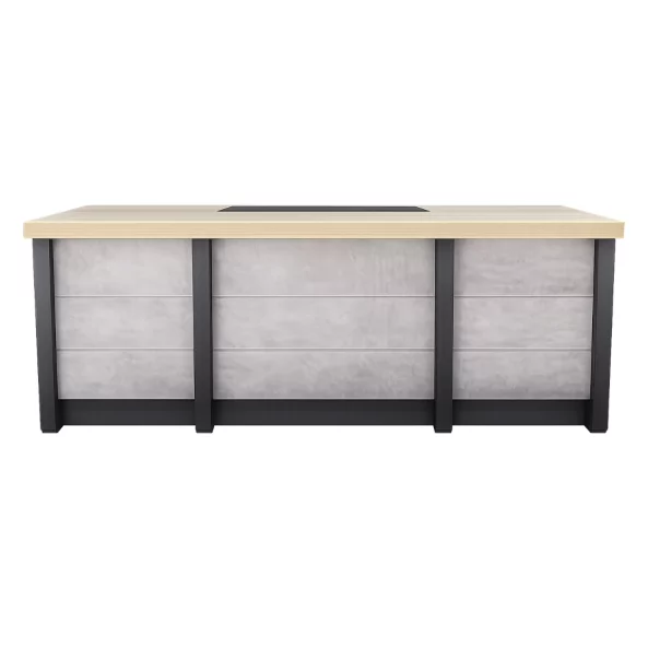 Мениджърско бюро SMART HEATER – меламинова конструкция с декоративен преден панел