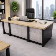 Мениджърско бюро SMART HEATER – меламинова конструкция с декоративен преден панел