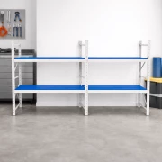 Extensión ~ Estantería profesional de almacenamiento Al2000 × An600 × L2000 400 kg