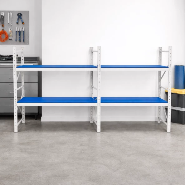 Extensión ~ Estantería profesional de almacenamiento Al2000 × An600 × L2000 400 kg