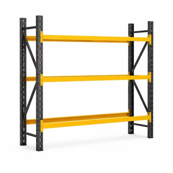 Estantería profesional de almacenamiento L2000 x 600 x H2000, 600 kg – sin estantes