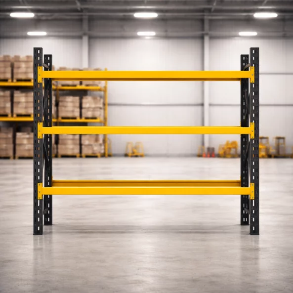 Estantería profesional de almacenamiento L2000 x 600 x H2000, 600 kg – sin estantes