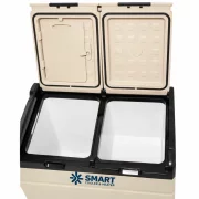 Frigider auto cu compresor smart cooler, cu bluetooth si zona dubla de racire, capacitate 55L-PRODUS RESIGILAT
