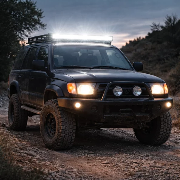 6D Slim LED fényrúd – egyetlen optikai lencse, 38 hüvelyk 108W Off-Road