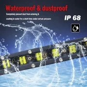 Barra LED Slim 6D – lente óptica única, 7 pulgadas, Off-Road, 18W