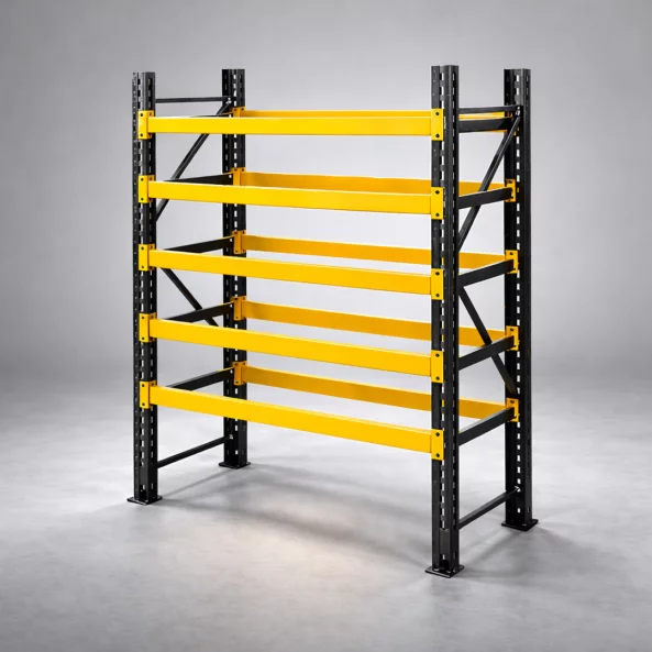 Raft profesional de depozitare L1070xl600xH2000 , 1000 kg-fără polițe