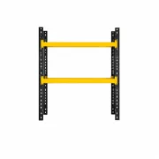 Raft profesional de depozitare L1070xl600xH2000 , 400 kg-fără polițe