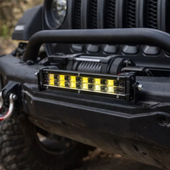 Barra LED Slim 6D 5.5″ 36W – Lentes Dobles, Perfil Delgado