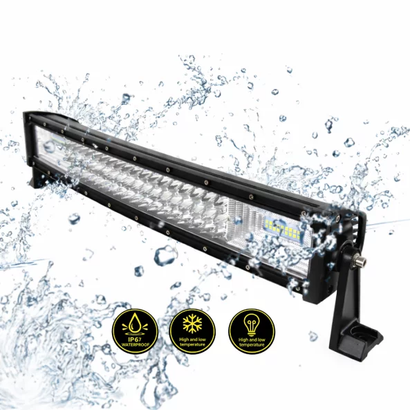 Ívelt LED fényrúd – három sor LED, 22 hüvelyk, 270W