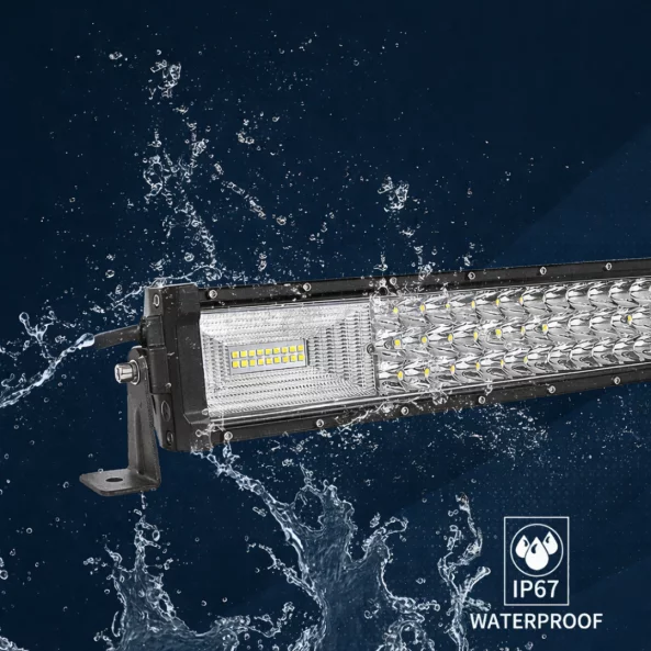 Ívelt LED fényrúd – három sor LED, 32 hüvelyk, 405W