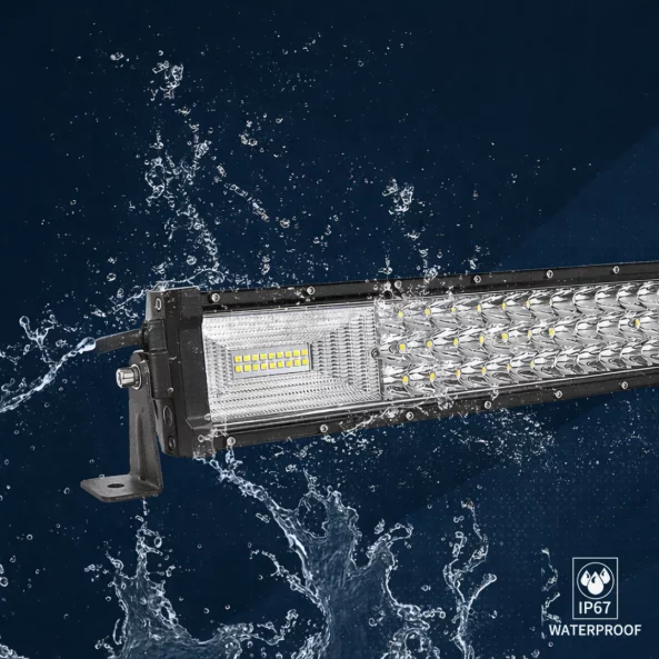 Ívelt LED fénysor – három sor LED, 42 hüvelyk, 540W