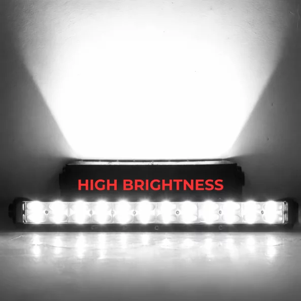 Bara LED Slim 6D-28 inch 216W – Lentile Duble, Profil Subțire