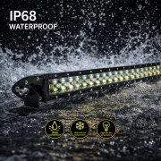 LED Slim 6D fényrúd 42 hüvelyk 324W – Dupla lencsék, vékony profil