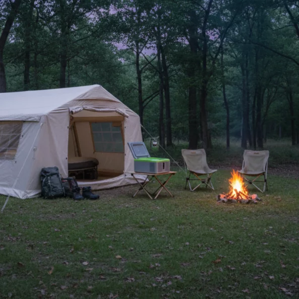 Nevera portatil de triple voltaje 12V/24V/220V, Smart Cooler