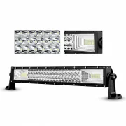 Bară LED dreaptă-trei rânduri de LED-uri,design stil Hummer 14 inch 162W