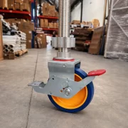 Roata schela din aluminiu cu frana 8 inch