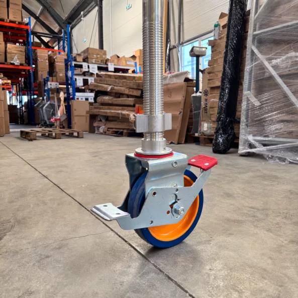 Roata schela din aluminiu cu frana 8 inch