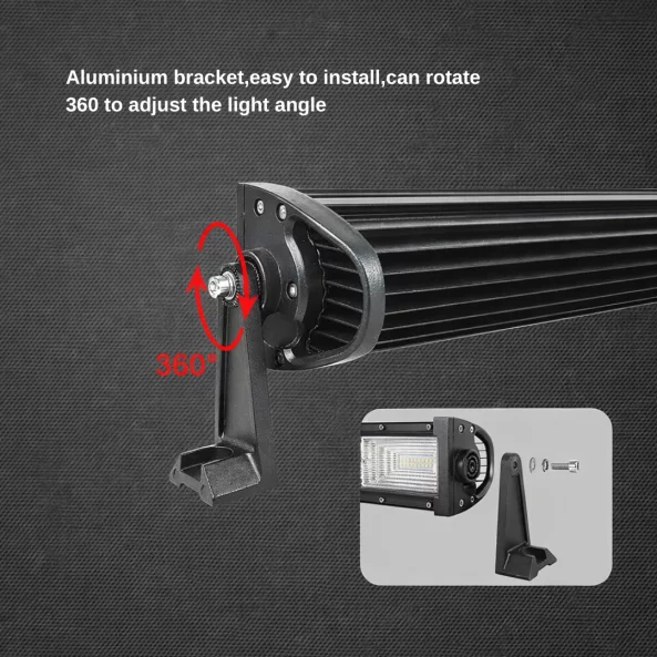 Egyenes LED rúd – három sor LED, Hummer stílusú kialakítás, 50 hüvelyk, 648 W