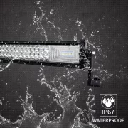 Egyenes LED rúd – három sor LED, Hummer stílusú kialakítás, 50 hüvelyk, 648 W