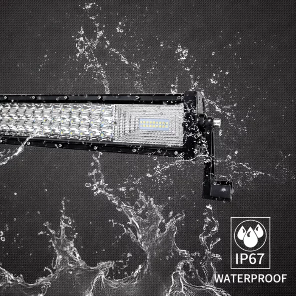 Egyenes LED rúd – három sor LED, Hummer stílusú kialakítás, 50 hüvelyk, 648 W