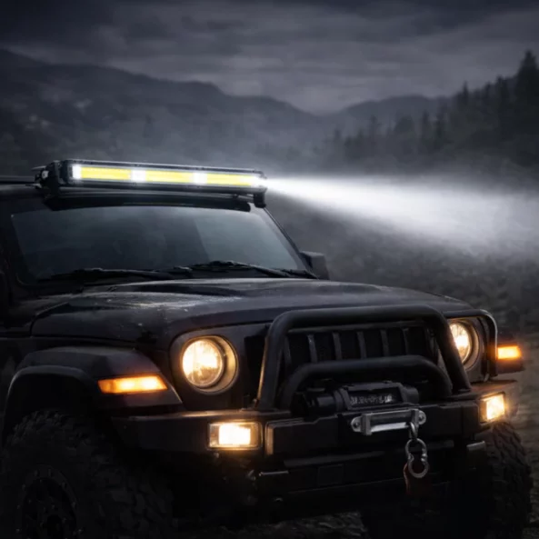 Bară LED COB 20 inch 54W-Spot Slim Off-Road