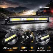 Bară LED COB 20 inch 54W-Spot Slim Off-Road