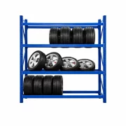 Raft profesional pentru depozitare anvelope H2500XL2000Xl600,800kg ,albastru- PRODUS RESIGILAT!