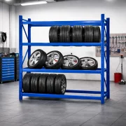 Raft profesional pentru depozitare anvelope H2500XL2000Xl600,800kg ,albastru- PRODUS RESIGILAT!