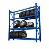 Estantería profesional para almacenamiento de neumáticos H2000xL2000xL400, 800 kg – ¡PRODUCTO REACONDICIONADO!
