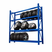 Estantería profesional para almacenamiento de neumáticos H2000xL2000xL400, 800 kg – ¡PRODUCTO REACONDICIONADO!