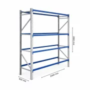 Raft profesional pentru depozitare anvelope H2000XL2000Xl600,800kg - PRODUS RESIGILAT!