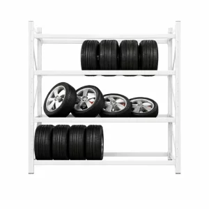 Raft profesional pentru depozitare anvelope H2000XL2000Xl600,800kg,alb - PRODUS RESIGILAT!