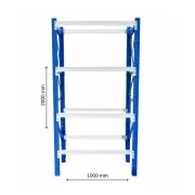 Raft profesional pentru depozitare anvelope H2000XL1000Xl600,800kg - PRODUS RESIGILAT!