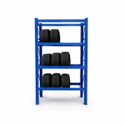 Raft profesional pentru depozitare anvelope H2000XL1000Xl600,800kg,albastru - PRODUS RESIGILAT!