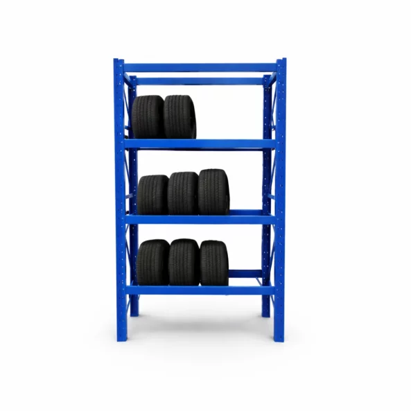 Raft profesional pentru depozitare anvelope H2000XL1000Xl600,800kg,albastru - PRODUS RESIGILAT!