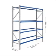 Raft profesional pentru depozitare anvelope H2500XL2000Xl600,800kg - PRODUS RESIGILAT!