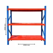 Raft profesional pentru depozitare L2000xl600xH2000, 1500KG-PRODUS RESIGILAT!